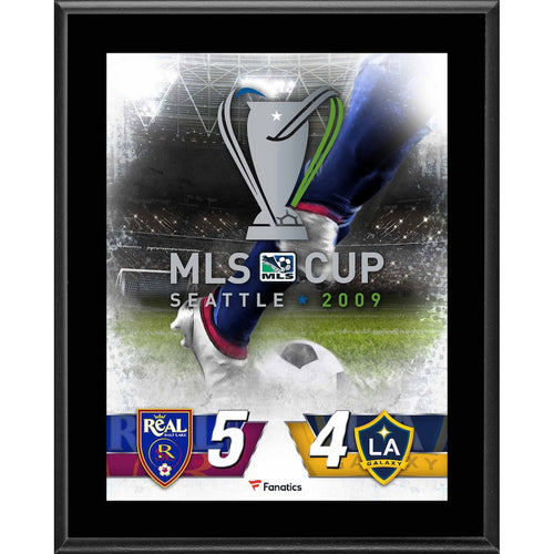 Real Salt Lake vs. LA Galaxy 10.5'' x 13'' 2009 MLS Cup Sublimated Plaque
