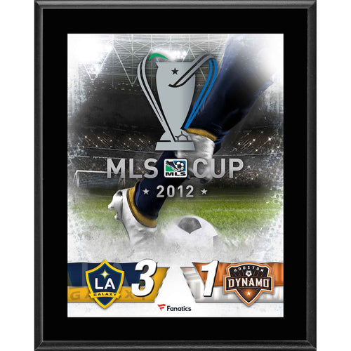 LA Galaxy vs. Houston Dynamo 10.5'' x 13'' 2012 MLS Cup Sublimated Plaque