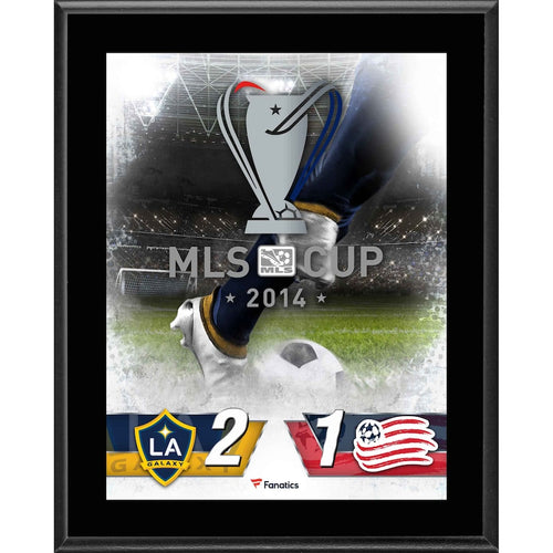 LA Galaxy vs. New England Revolution 10.5'' x 13'' 2014 MLS Cup Sublimated Plaque