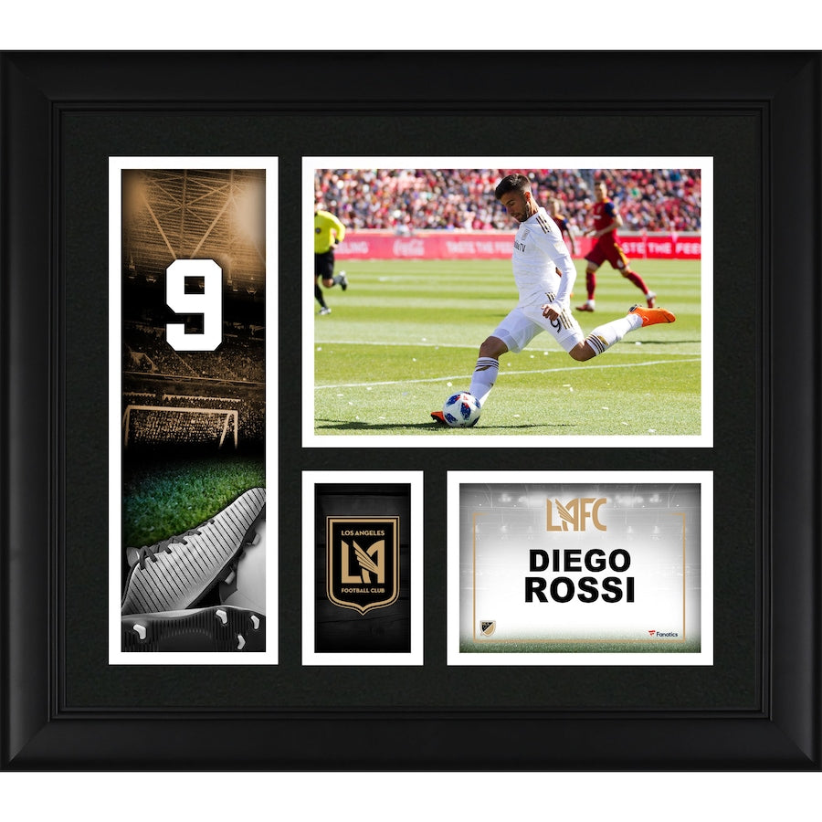 Diego Rossi LAFC Framed 15'' x 17'' Player Collage