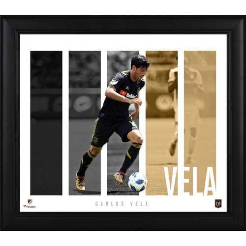 Carlos Vela LAFC Framed 15'' x 17'' Player Panel Collage