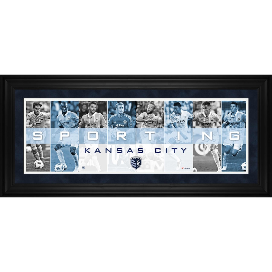 Sporting Kansas City Framed 10'' x 30'' Player Panoramic Collage