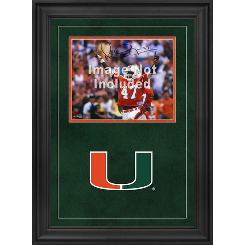 Miami Hurricanes 8'' x 10'' Deluxe Horizontal Photograph Frame with Team Logo