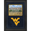 West Virginia Mountaineers 8'' x 10'' Deluxe Horizontal Photograph Frame with Team Logo