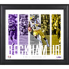 Odell Beckham Jr. LSU Tigers Framed 15'' x 17'' Player Panel Collage