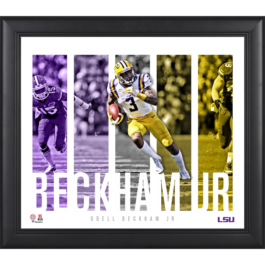Odell Beckham Jr. LSU Tigers Framed 15'' x 17'' Player Panel Collage