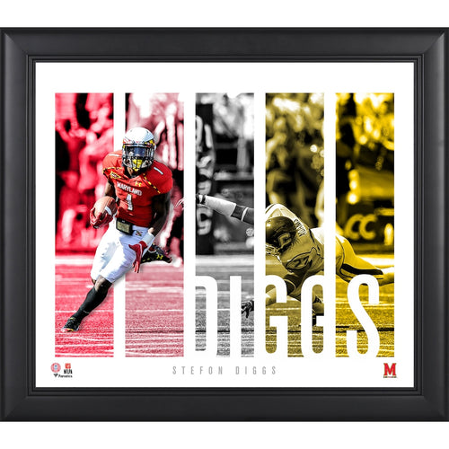 Stefon Diggs Maryland Terrapins Framed 15'' x 17'' Player Panel Collage