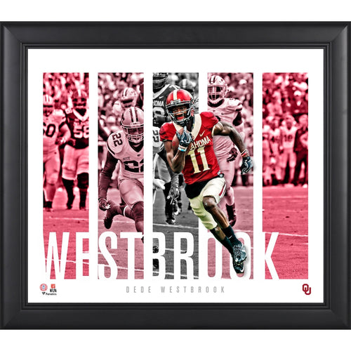 Dede Westbrook Oklahoma Sooners Framed 15'' x 17'' Player Panel Collage