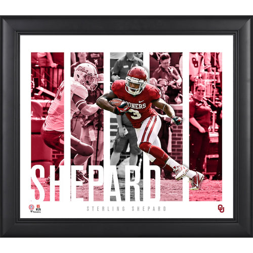Sterling Shepard Oklahoma Sooners Framed 15'' x 17'' Player Panel Collage