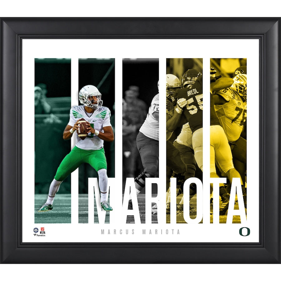 Marcus Mariota Oregon Ducks Framed 15'' x 17'' Player Panel Collage