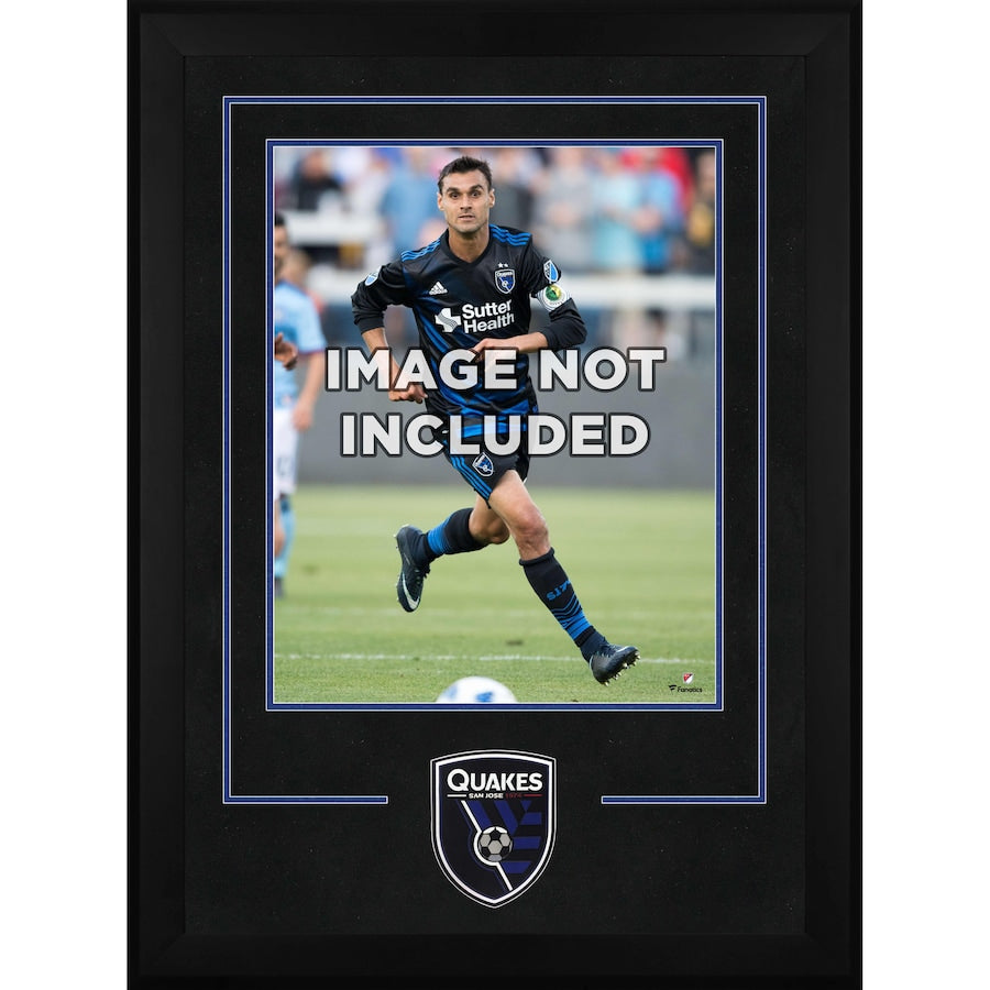 San Jose Earthquakes Deluxe 16'' x 20'' Vertical Photograph Frame with Team Logo
