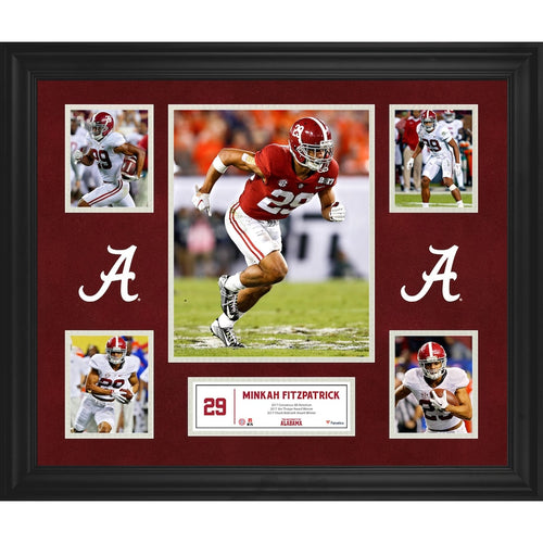 Minkah Fitzpatrick Alabama Crimson Tide Framed 23'' x 27'' 5-Photo Collage