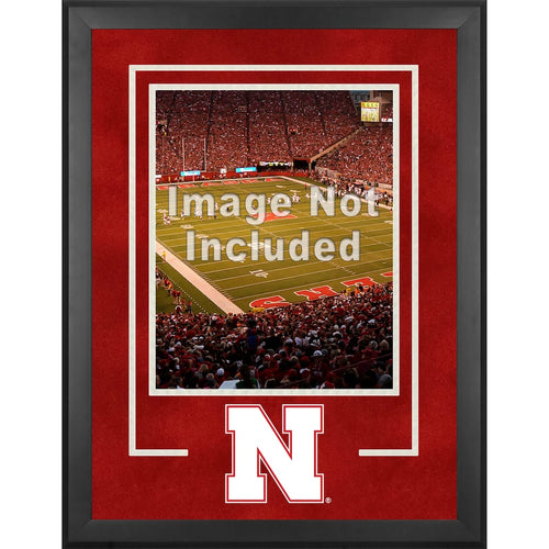 Nebraska Huskers Deluxe 16'' x 20'' Vertical Photograph Frame with Team Logo