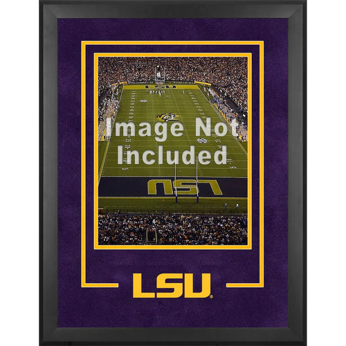 LSU Tigers Deluxe 16'' x 20'' Vertical Photograph Frame with Team Logo