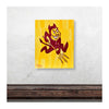 Arizona State Sun Devils 16'' x 20'' ''Sparky'' Logo Gallery Wrapped Original Artwork - Limited Edition of 1