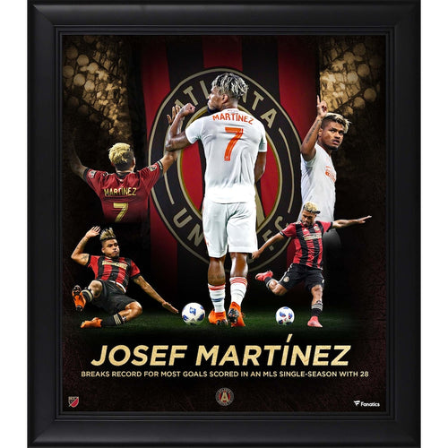 Josef Martinez Atlanta United FC 15'' x 17'' MLS Single-Season Goal Record Collage