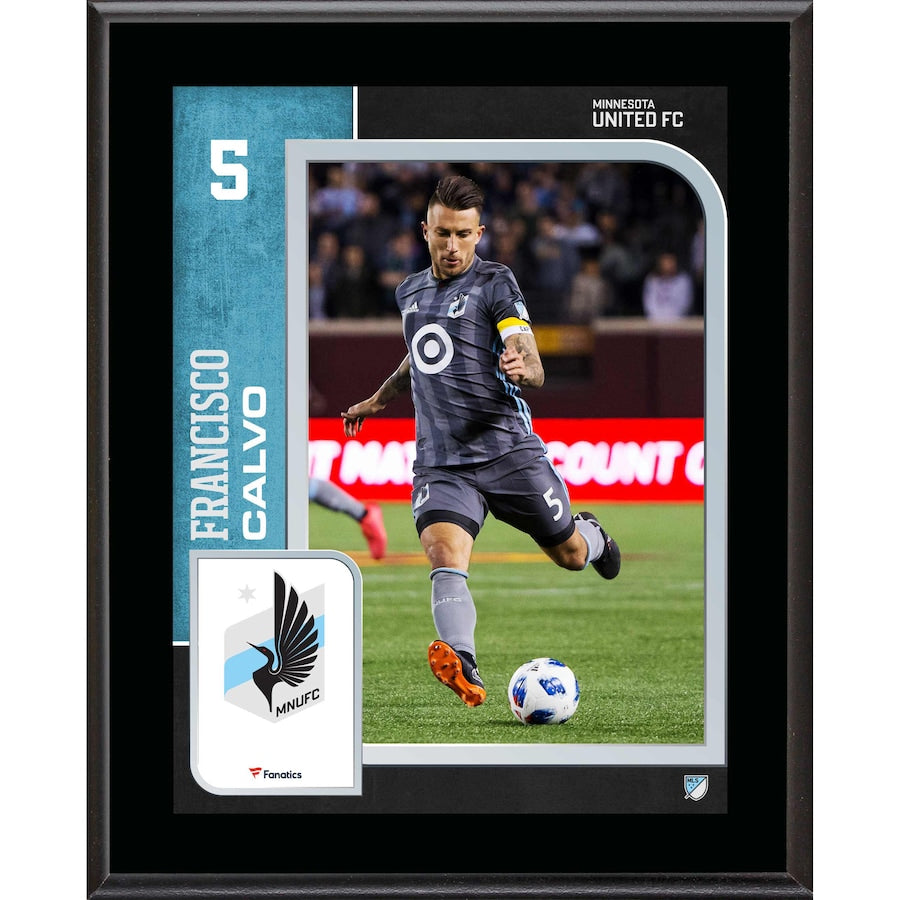 Francisco Calvo Minnesota United FC 10.5'' x 13'' Sublimated Player Plaque