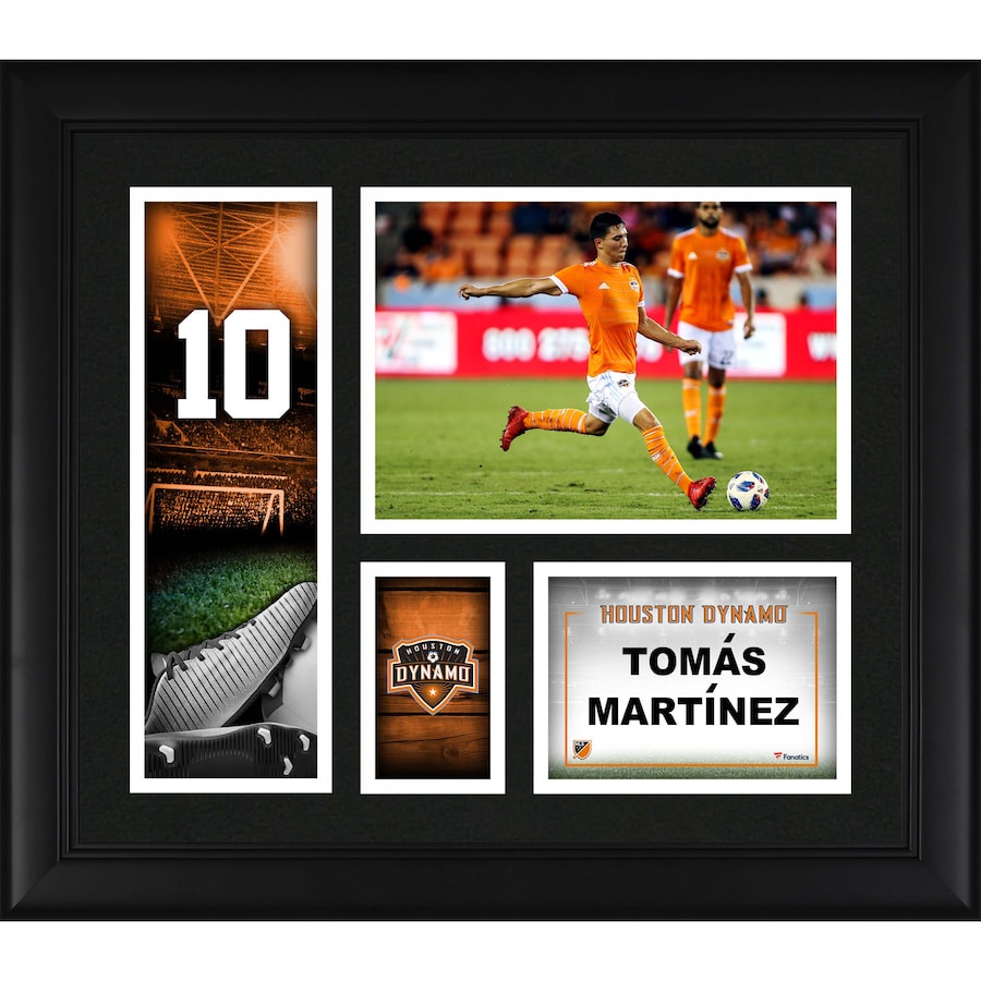 Tomas Martinez Houston Dynamo Framed 15'' x 17'' Player Collage
