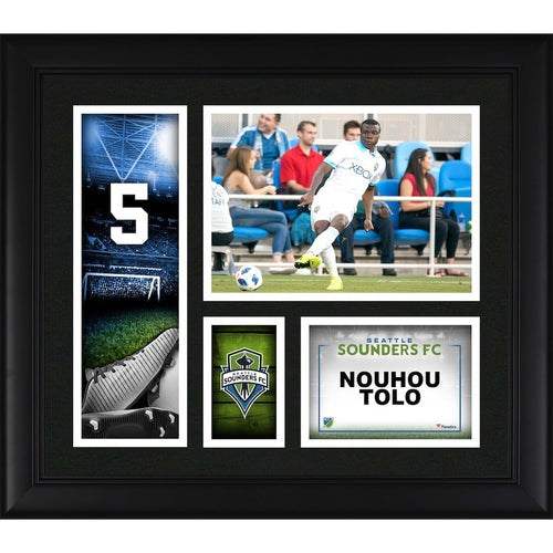 Nouhou Tolo Seattle Sounders FC Framed 15'' x 17'' Player Collage