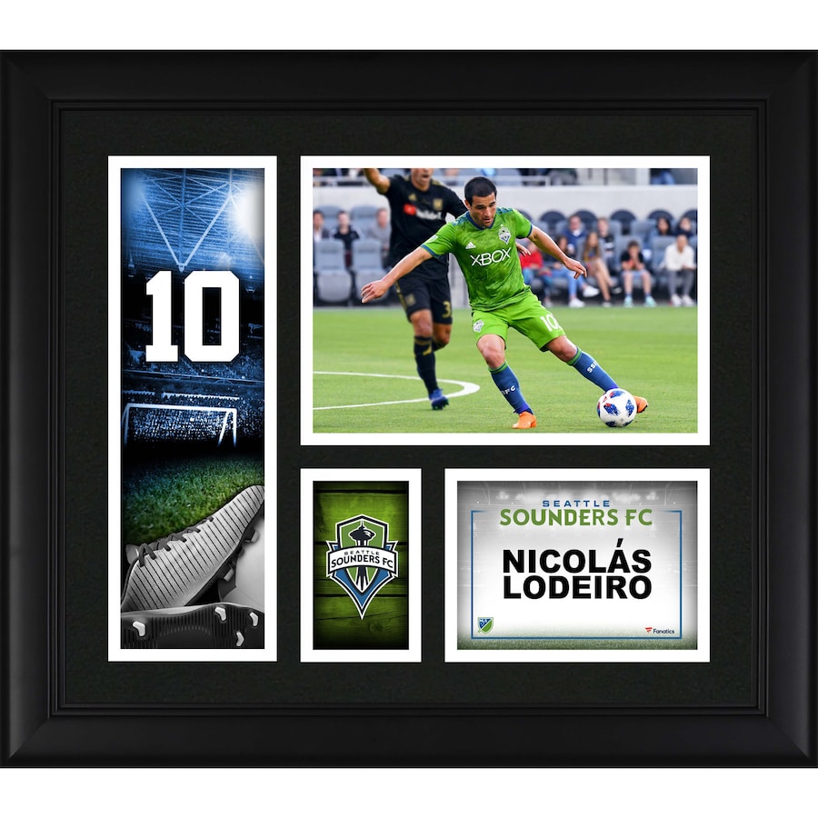 Nicolas Lodeiro Seattle Sounders Framed 15'' x 17'' Player Collage