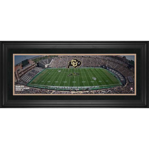 Colorado Buffaloes Framed 10'' x 30'' Folsom Field Panoramic Photograph