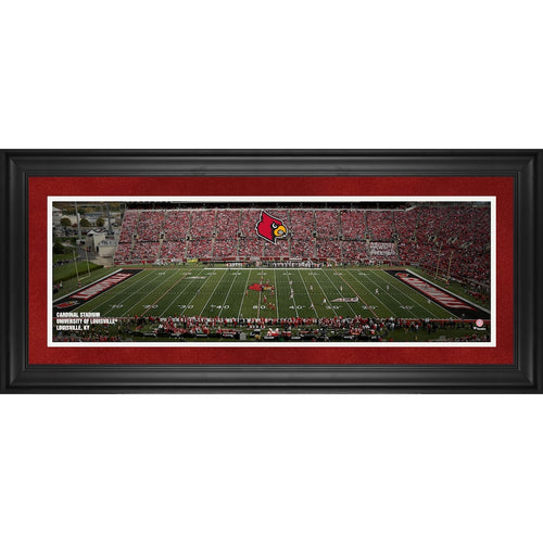 Louisville Cardinals Framed 10'' x 30'' Cardinal Stadium Panoramic Photograph