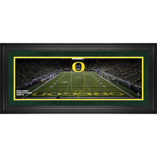 Oregon Ducks Framed 10'' x 30'' Autzen Stadium Panoramic Photograph