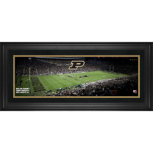 Purdue Boilermakers Framed 10'' x 30'' Ross-Ade Stadium Panoramic Photograph