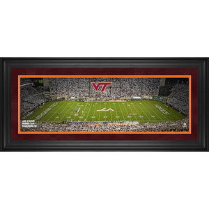 Virginia Tech Hokies Framed 10'' x 30'' Lane Stadium Panoramic Photograph