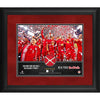 New York Red Bulls Framed 11'' x 14'' 2018 MLS Franchise Record Photograph with a Piece of Game-Used Net - Limited Edition of 71