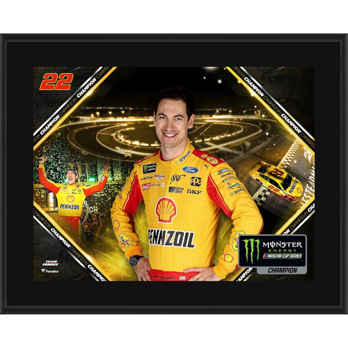 Joey Logano 10.5'' x 13'' 2018 NASCAR Monster Energy Cup Series Champion Sublimated Plaque
