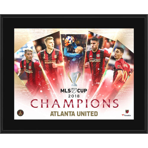 Atlanta United FC 2018 MLS Cup Champions 10.5'' x 13'' Sublimated Plaque