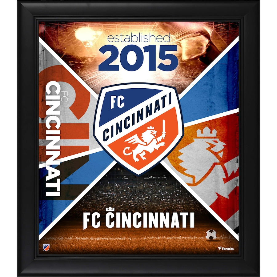 FC Cincinnati Framed 15'' x 17'' Team Impact Collage