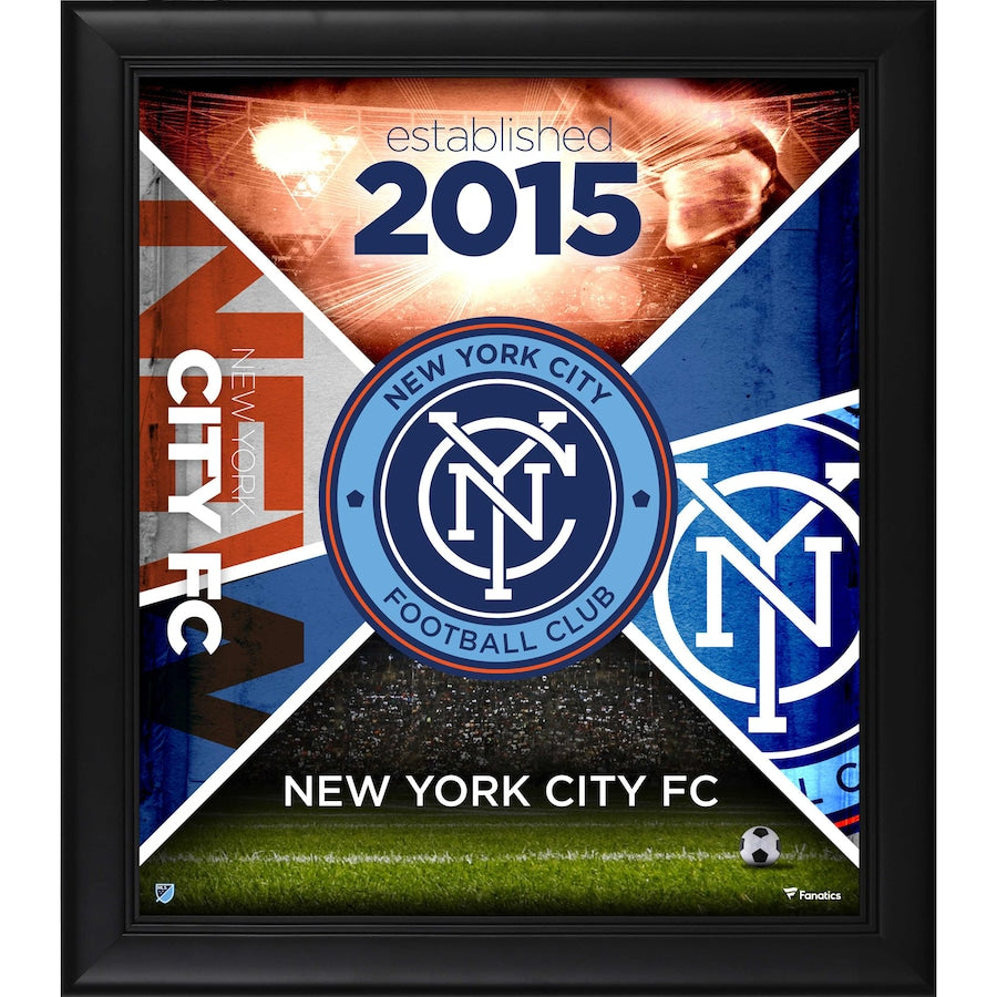 New York City FC Framed 15'' x 17'' Team Impact Collage