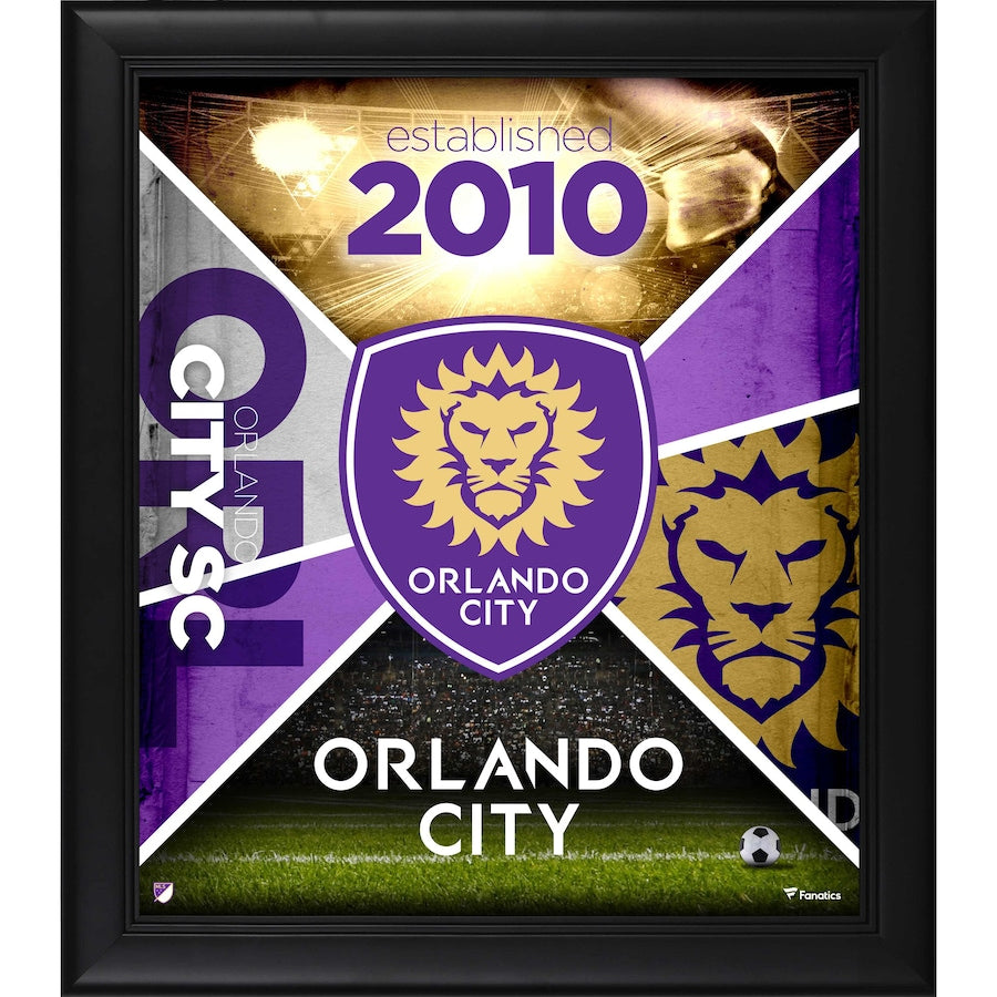 Orlando City SC Framed 15'' x 17'' Team Impact Collage