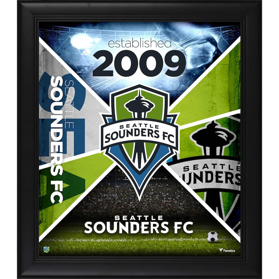 Seattle Sounders Framed 15'' x 17'' Team Impact Collage