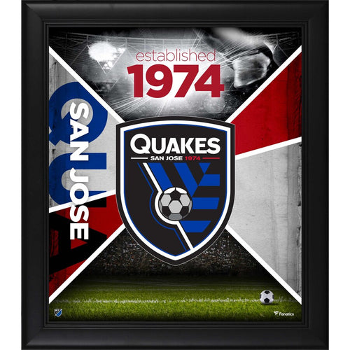 San Jose Earthquakes Framed 15'' x 17'' Team Impact Collage