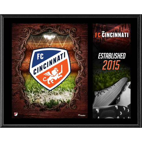 FC Cincinnati 12'' x 15'' Team Logo Plaque