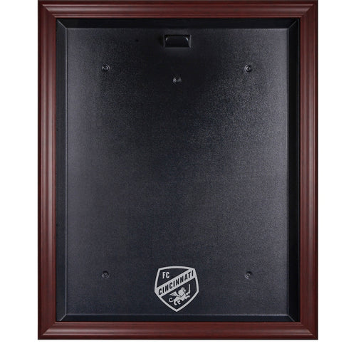FC Cincinnati Mahogany Framed Team Logo Jersey Display Case