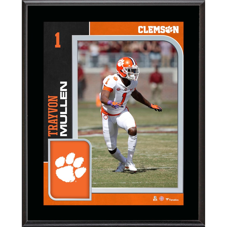 Trayvon Mullen Clemson Tigers 10.5'' x 13'' Sublimated Player Plaque