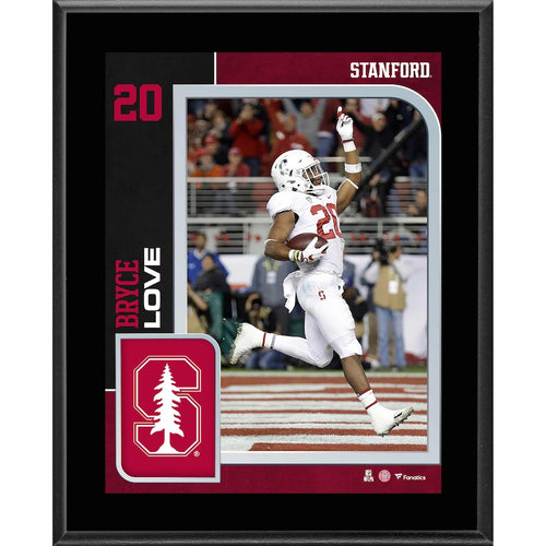 Bryce Love Stanford Cardinal 10.5'' x 13'' Sublimated Player Plaque