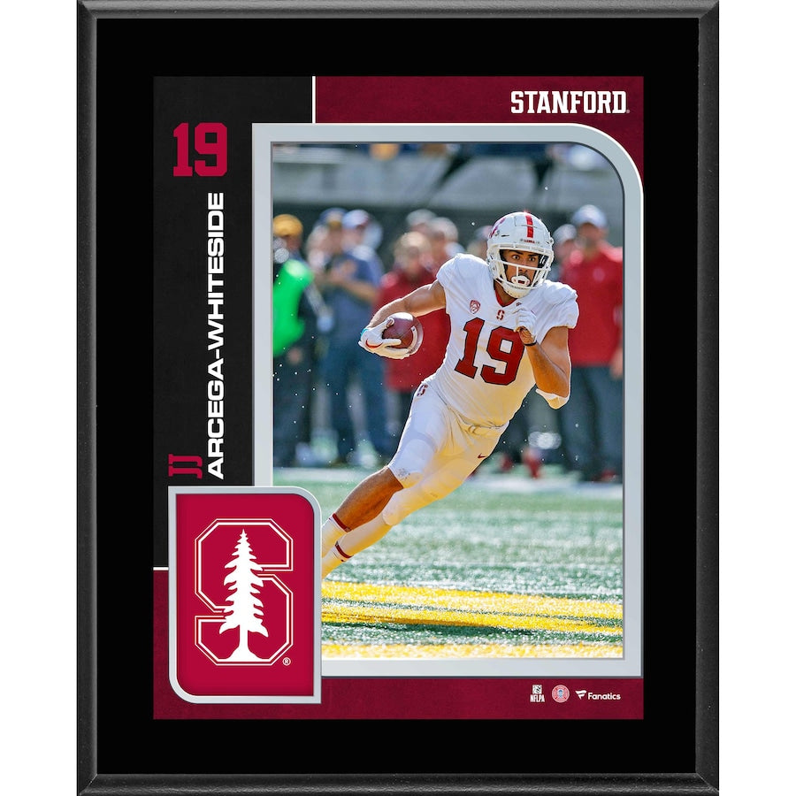 JJ Arcega-Whiteside Stanford Cardinal 10.5'' x 13'' Sublimated Player Plaque