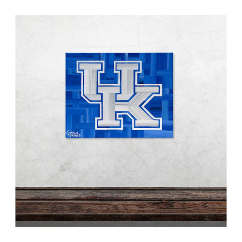 Kentucky Wildcats 16'' x 20'' Original Artwork by Charlie Turano III - Limited Edition of 1