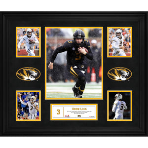 Drew Lock Missouri Tigers Framed 23'' x 27'' 5-Photo Collage