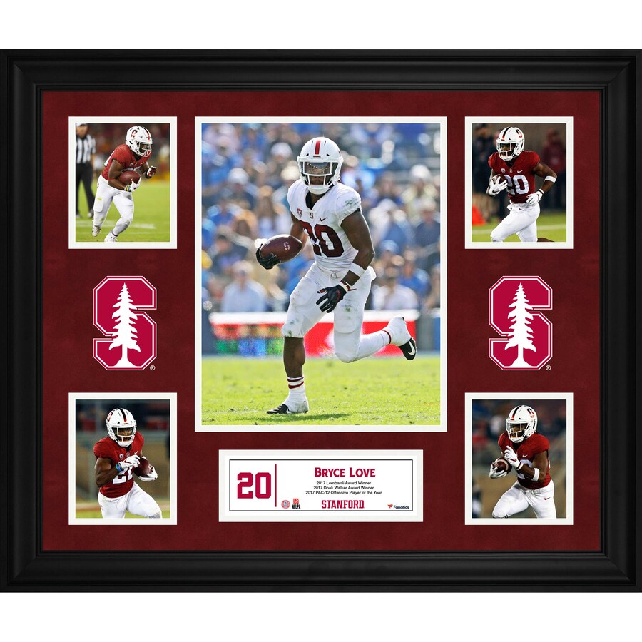 Bryce Love Stanford Cardinal Framed 23'' x 27'' 5-Photo Collage