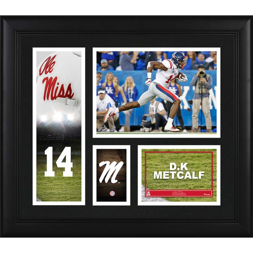 DK Metcalf Ole Miss Rebels Framed 15'' x 17'' Player Collage