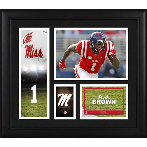 AJ Brown Ole Miss Rebels Framed 15'' x 17'' Player Collage