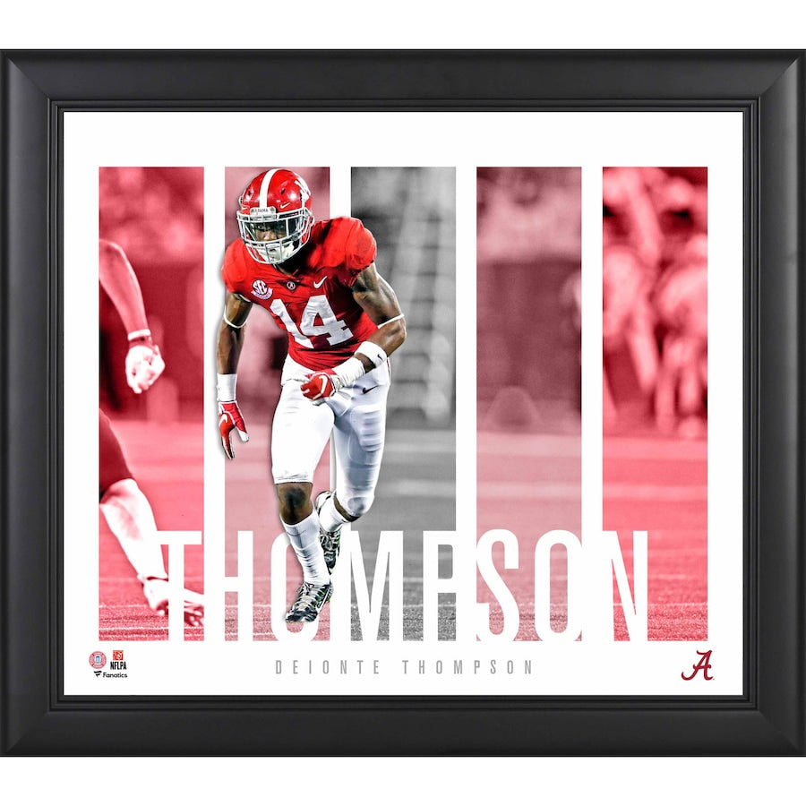 Deionte Thompson Alabama Crimson Tide Framed 15'' x 17'' Player Panel Collage