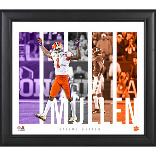 Trayvon Mullen Clemson Tigers Framed 15'' x 17'' Player Panel Collage
