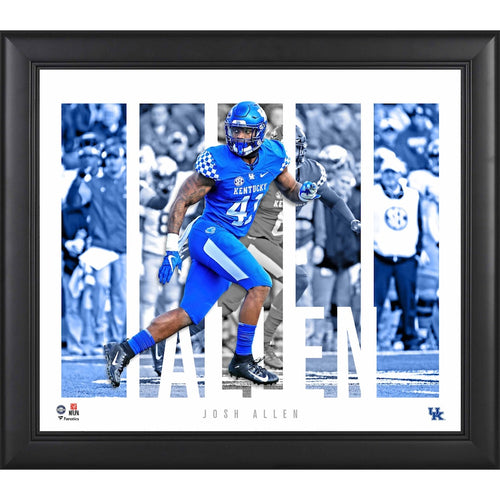 Josh Allen Kentucky Wildcats Framed 15'' x 17'' Player Panel Collage